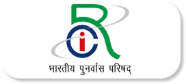 bharatiya Stylized "Rx" symbol in blue and green with a red pillar over an EKG line.