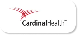 cardinal health Logo of Cardinal Health with red abstract lines above the name on a white background.