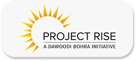 Logo of Project Rise, a Dawoodi Bohra initiative.